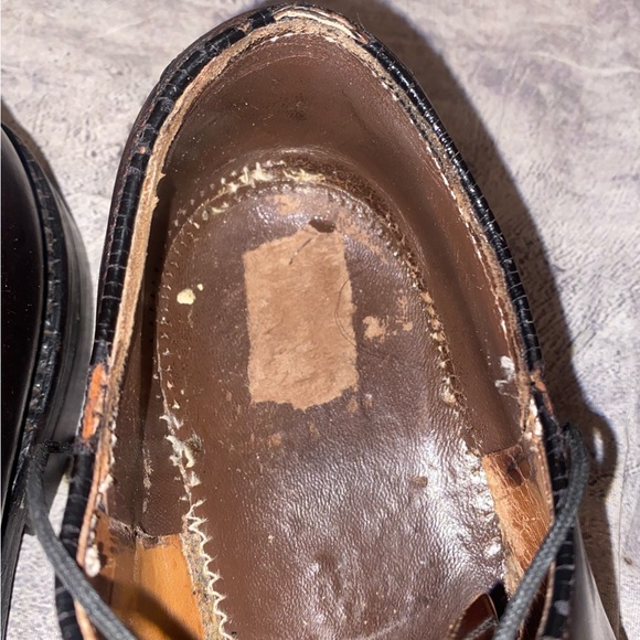 Vintage Nettleton Brown Shell Cordovan Blucher Derby Casual Dress Shoes 12 PTB main image 6
